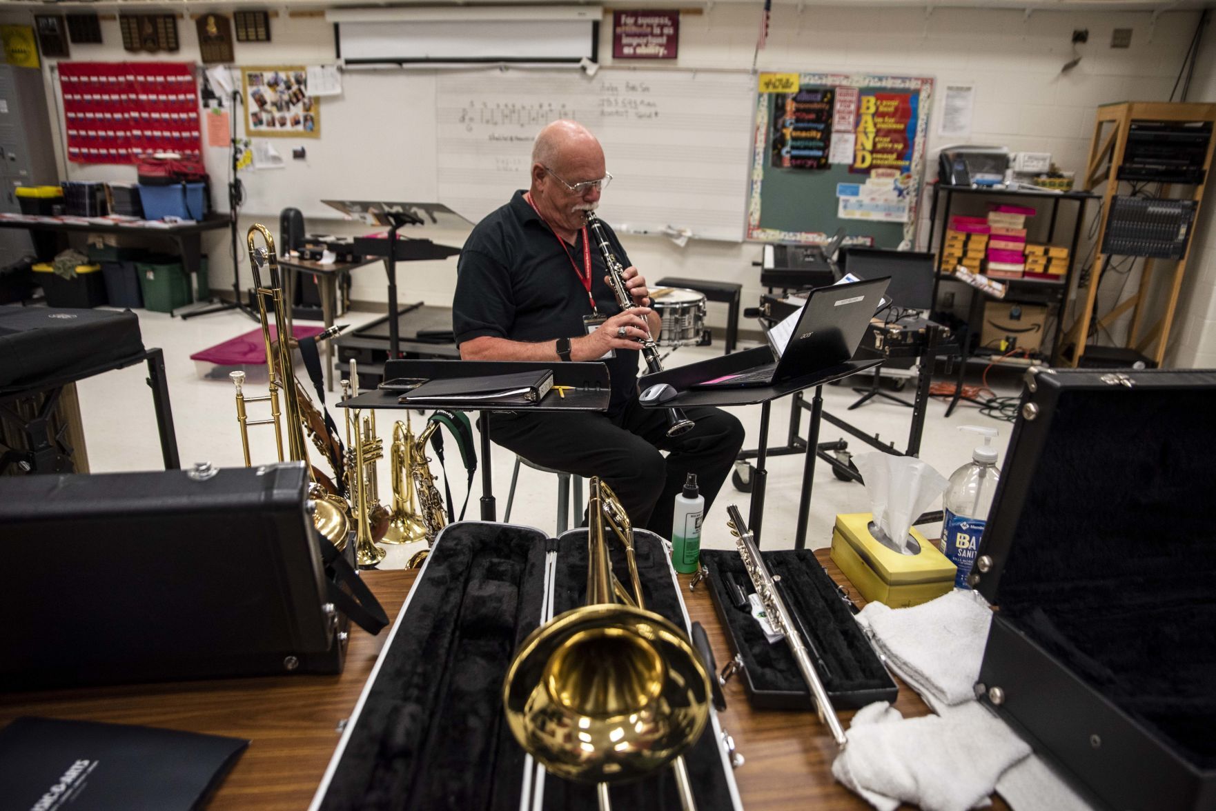 Teaching band remotely